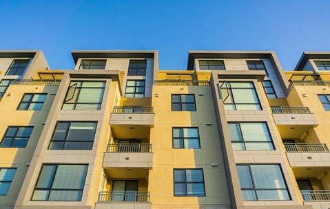 apartment building - exterior shot